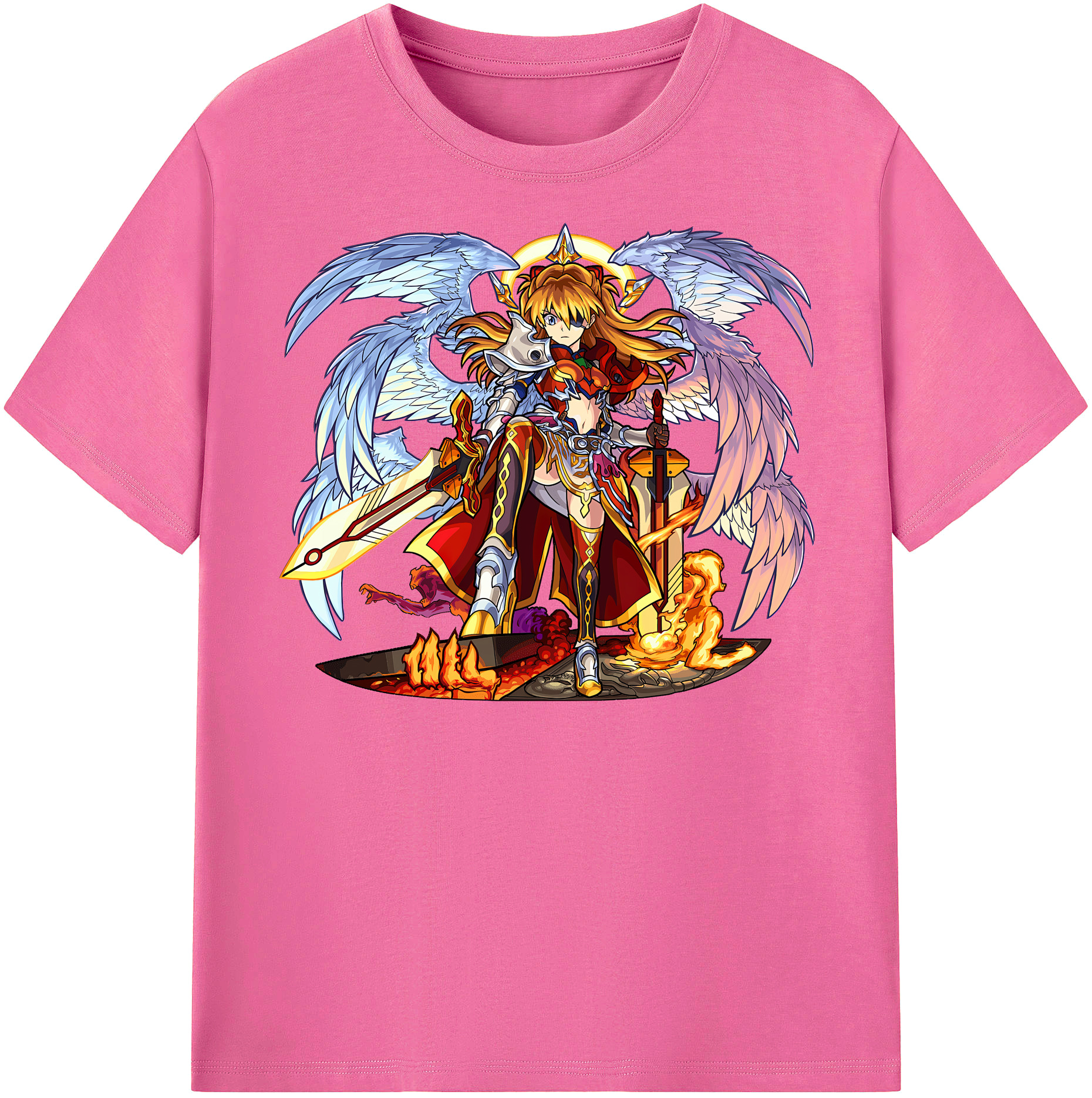 （画像用） EVA 新世紀エヴァンゲリオン レディースカジュアルプリントTシャツ（綿100％）